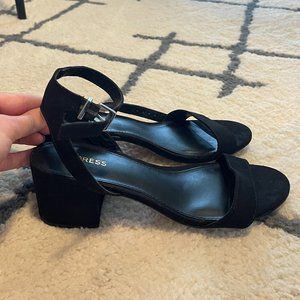 Kitten Heels with Ankle Strap